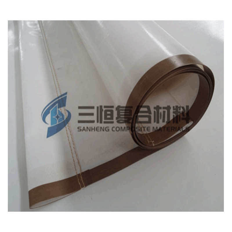 厂家直销人造复合板热压输送带 特氟龙布带 聚四氟乙烯玻璃布