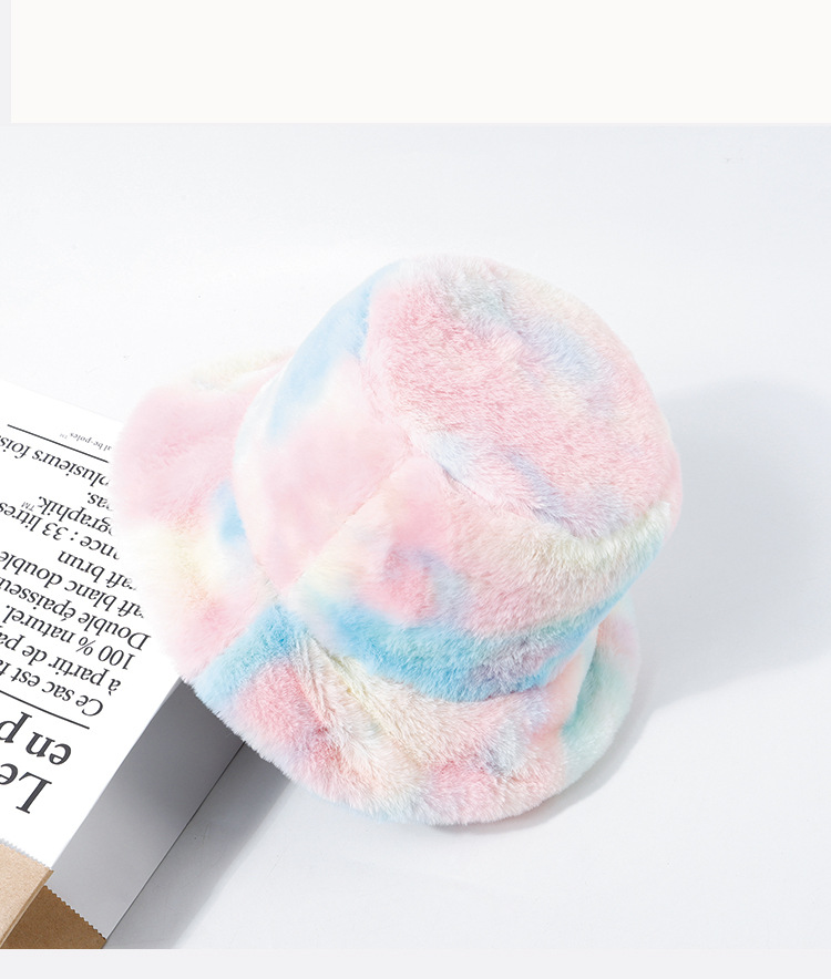 Korean Style Style Korean Fashion Wild Color Plush Trend Warm Fisherman Hat