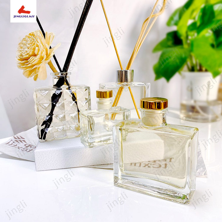 长期现货供应120ML长方形香薰玻璃瓶瓶、120ML扁方方形香薰瓶