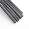 Metal non-slip chopsticks from natural wood, 10pcs