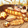 Realistic polyurethane acrylic decorations, photography props, bread