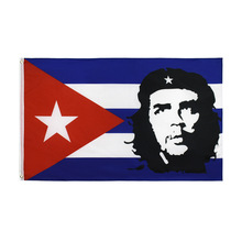 Johnin 90*150cm古巴格瓦拉旗帜 外国旗帜 世界各国国旗 定做国旗