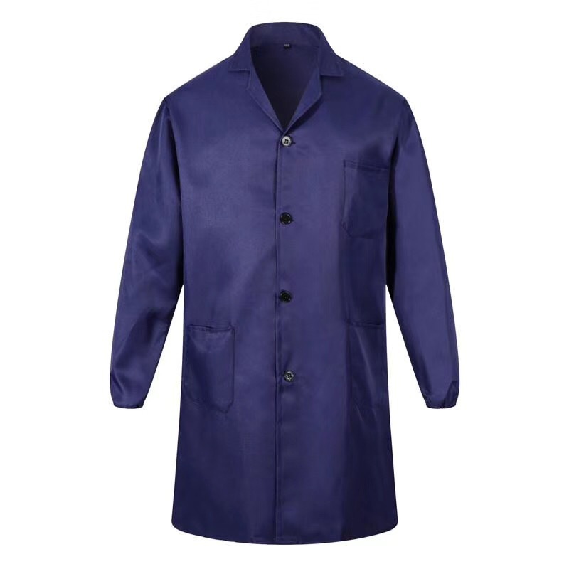 廠家搬運工作服藍大褂長袖勞保大褂定做定制 食品長大褂批發