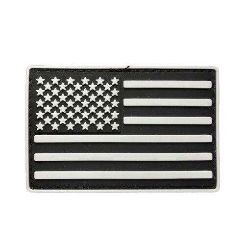 PVC American Flag Velcro Tactical Armband Thickened Plastic Trademark Factory Direct Sales Cross-Border Supply