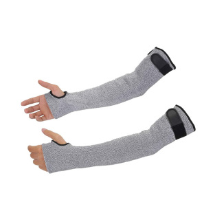 Manufacturer's Spot Level 5 Anti-cut Double-layer Sleeves hppe Anti-cut Arm Guards Glass Factory Special Anti-cut and Anti-scratch Wrist Guards