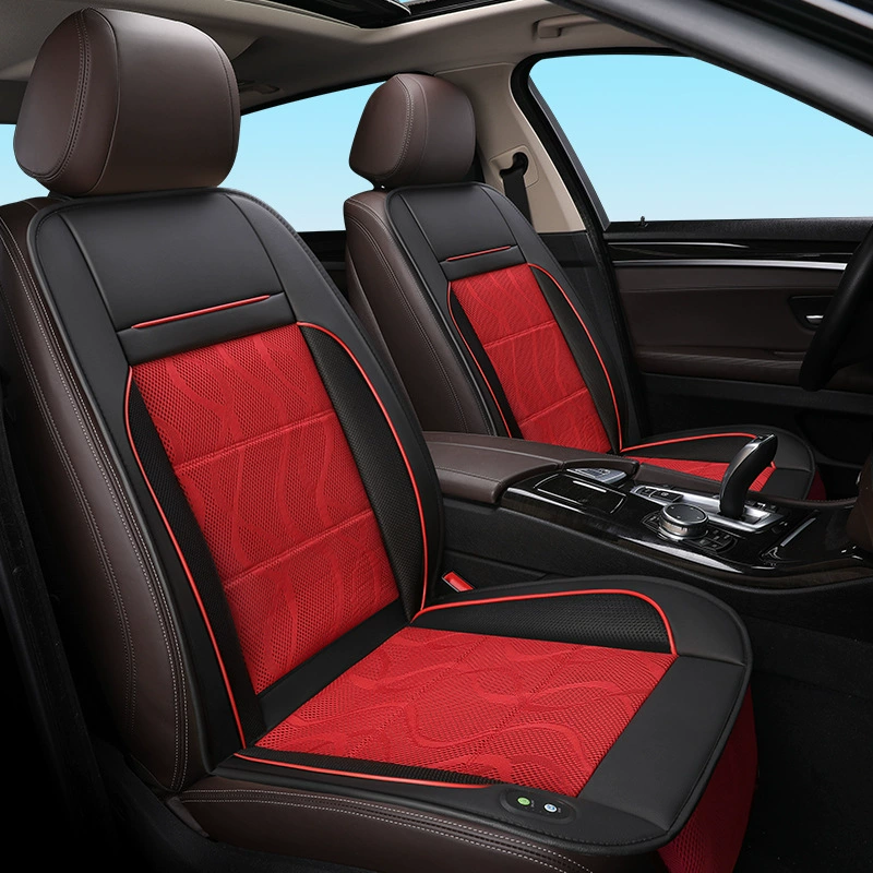 Летняя вентиляционная Подушка автомобильного сиденья Кондиционер Охлаждение Фен Подушка сиденья дышащий летний грузовик с вентилятором коврик для льда