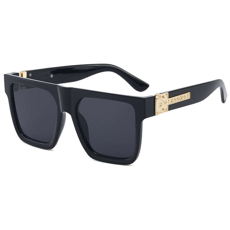 2020跨境新款方框太阳镜8109 欧美复古大框眼镜 时尚装饰品牌墨镜