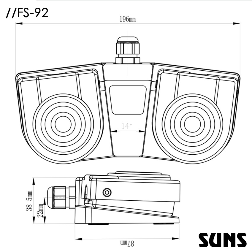 SUNSʵ ҵ̤FS-92ߴͼ