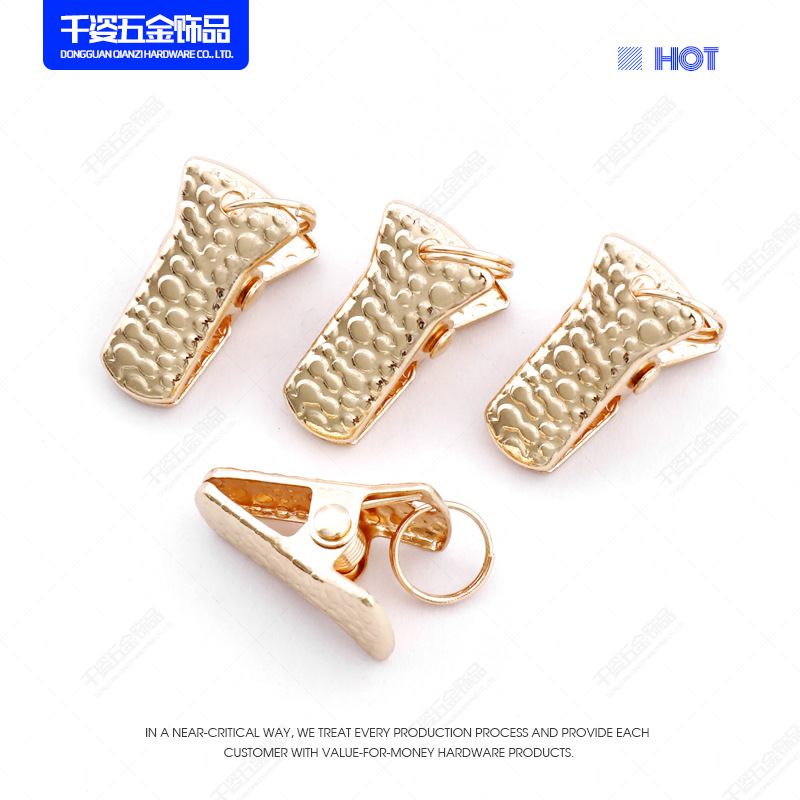 香槟金花纹扁嘴夹001