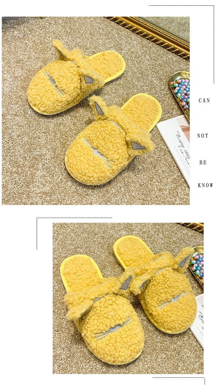 plush high-quality flat slippers NSPE35016