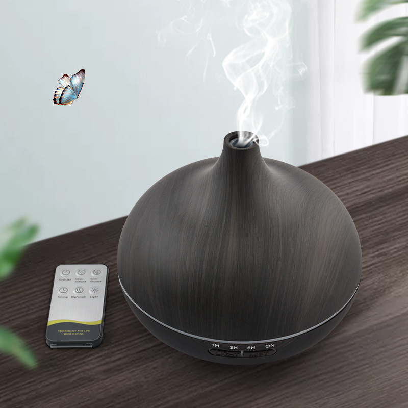 Wood Grain Aroma Diffuser Remote Control...