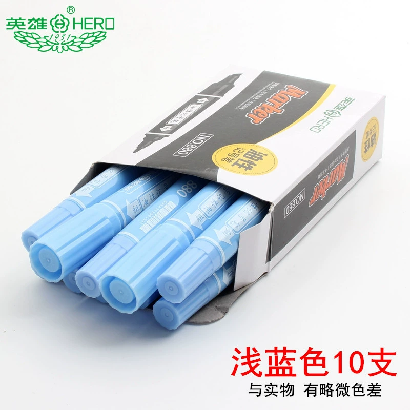 Гелевая/масляная ручка Hero 880 Art Color Painting Pen 24 цвета, двухсторонняя маркировочная ручка POP Pen Marker