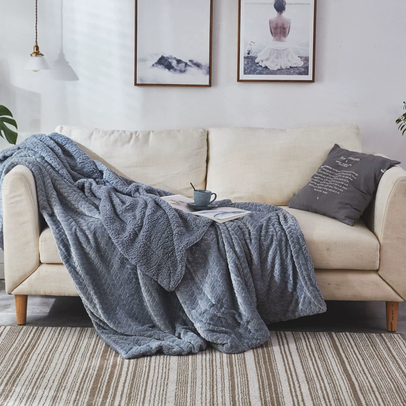 Coral sheet, flannel winter double-sided duvet, increased thickness