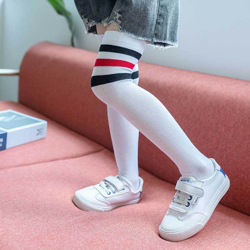 Six finger mouse children's long tube socks Princess dance socks men's and women's cotton thin sports socks mesh football socks wholesale