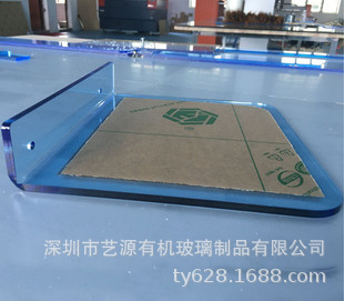 东莞14年厂  定制亚克力蓝 红  透明 茶色 橙色机器罩 热弯罩加工