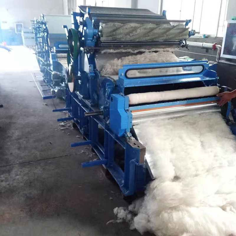 厂家生产全自动白麻梳理生产线 白麻梳理机定制 棉麻纺前机械设备