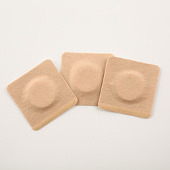 Skin color non-woven plain weave cloth 5x5cm plasters pad three summer patches three nine patches belly button blank patch can be printed logo 