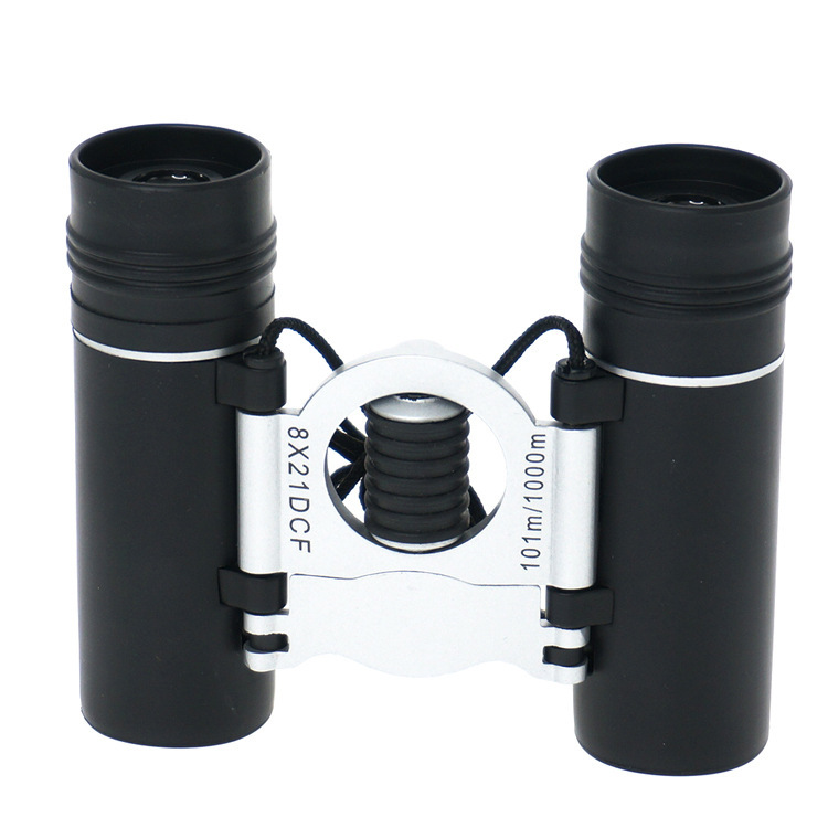 厂家直销8X21双筒高倍高清微光便携式望远镜远镜小巧迷你型