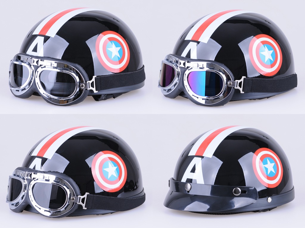 Cross-Border Motorcycle Electric Helmet for Men and Women, Cute Half Helmet, Lightweight with Neck Warmer, Safety Helmet, All-Season Hat