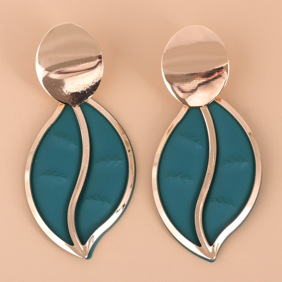 Boucles D&#39;oreilles Feuille De Plante De Mode display picture 2