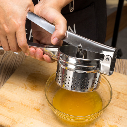 Household stainless steel manual juicer dehydration juicer large capacity manual pressing fruit lemon juicer