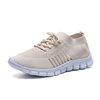 New explosion of foreign trade couple Amazon WISH cross -border large size flying weaving mesh sports breathable men and women casual shoes