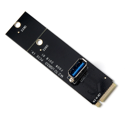 New M.2 to PCIe Channel USB 3.0 M.2 to PCIe Channel USB 3.0 Adapter Card