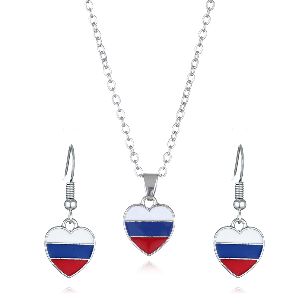 Casual Ethnic Style National Flag Alloy Wholesale Jewelry Set display picture 16