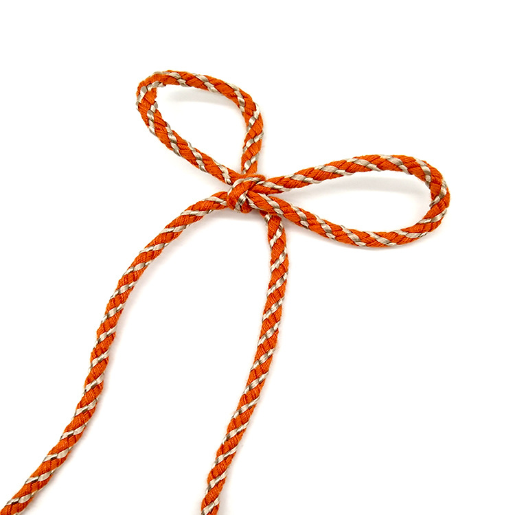 麻花编织棉绳装饰绳子裤腰抽绳鞋带绳礼盒袋绳子挂绳服装辅料