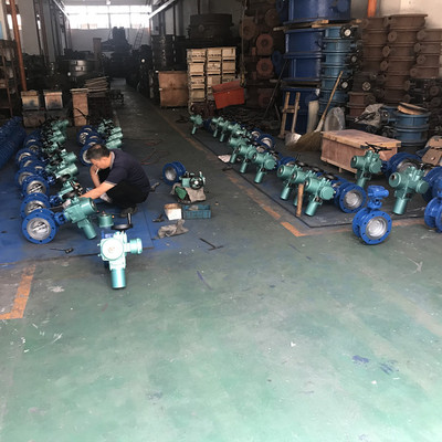 [direct deal]Hard Seal Electric Flanged Cast butterfly valve series /D943H-10C High quality assurance