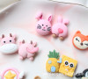 Cream cartoon epoxy resin with accessories, phone case, accessory, handmade