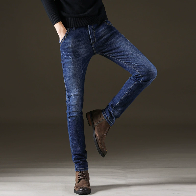 Jeans, fitted overall, fashionable trousers, loose straight fit, Korean style, mid rise, wholesale