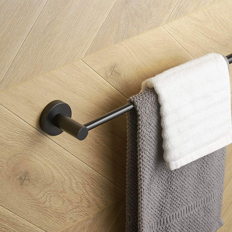 Simple Nordic Color Perforated Stainless Steel Telescopic Towel Rack Toilet Telescopic Towel Bar Bathroom Bathroom Pendant