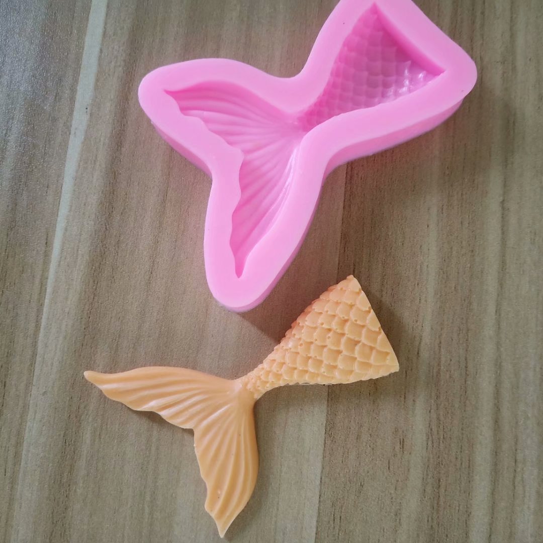 海洋系列男女美人鱼硅胶模 蛋糕插件翻糖模DIY巧克力烘焙工具慕斯-阿里巴巴