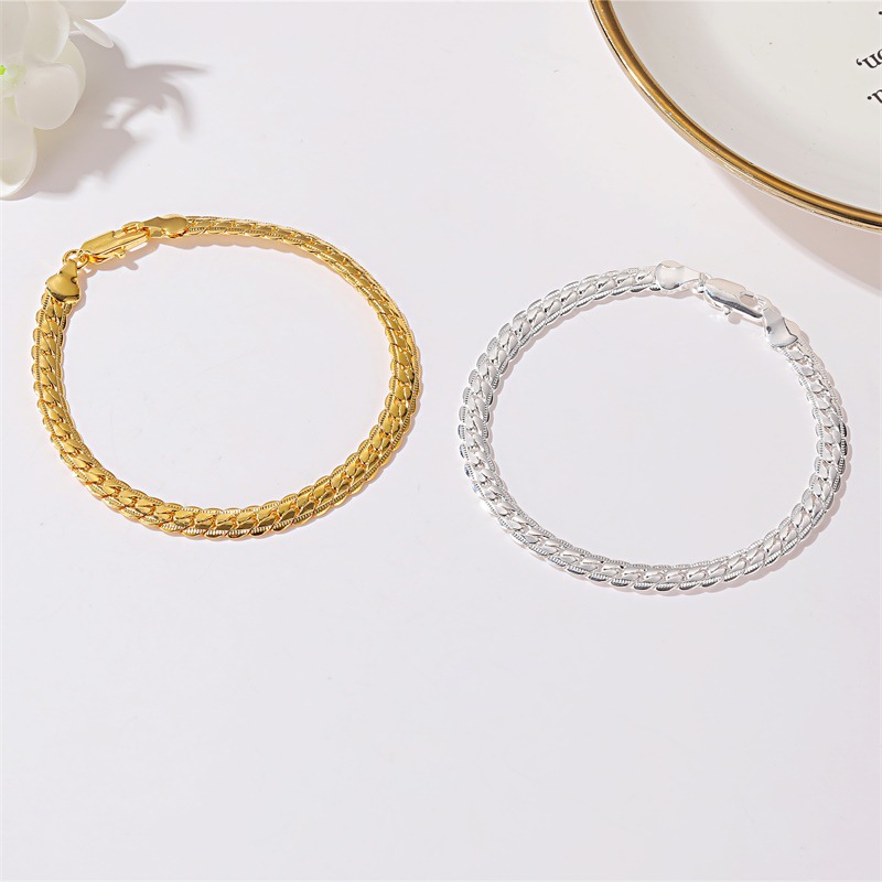 New Fashion Simple Metal Twist Chain Bracelet Nihaojewelry Wholesale display picture 4