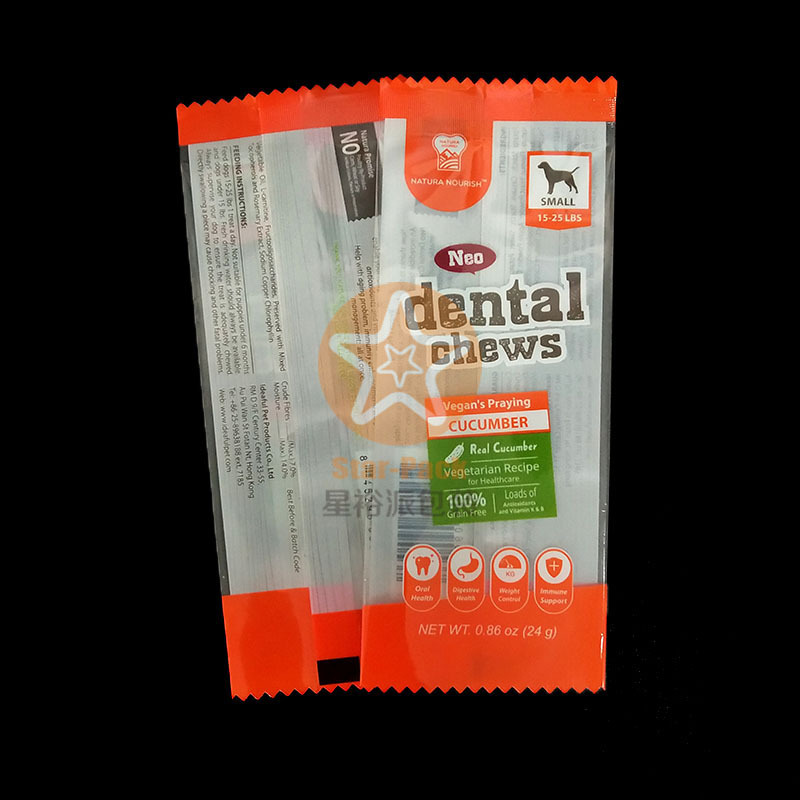 源头工厂少批量来图定购冻干肉中封袋 一次性小条包装狗粮零食袋