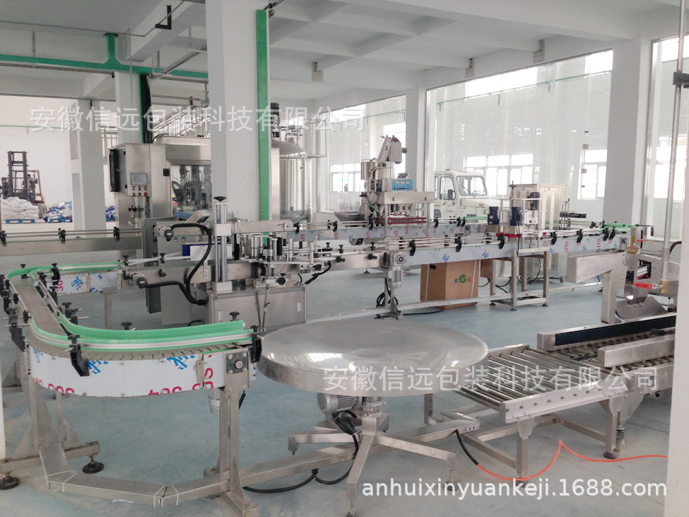 氨基酸液体肥料含罐全自动灌装生产线 灌装液体肥生产线