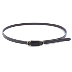 西裝細腰帶女士牛皮時尚無針打結裝飾皮帶配連衣裙腰帶 直播帶貨