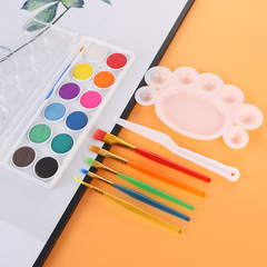 7pcs children's paintbrush combination set, graffiti painting pen, children's watercolor painting brush