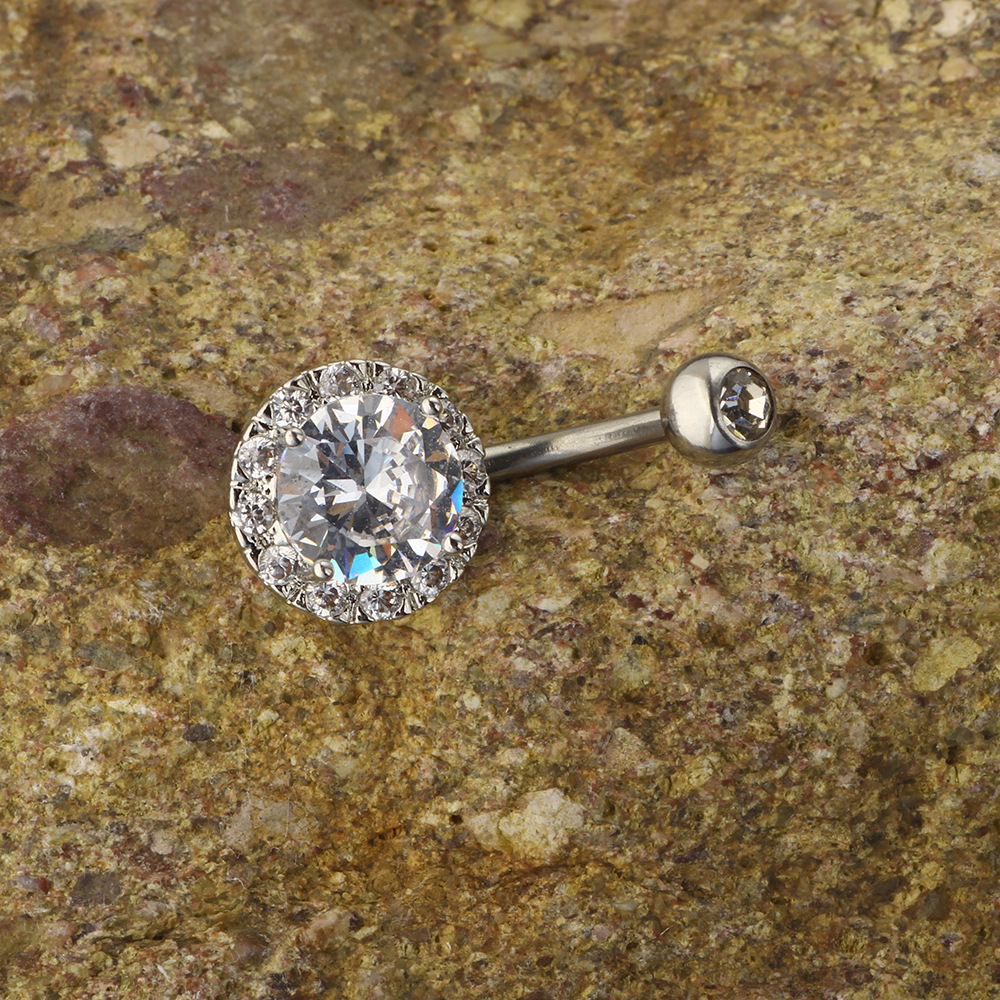 Labret piercing jewelry detail image