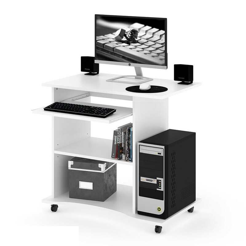 Modern minimalist cross-border bedroom living room study computer desk with roller