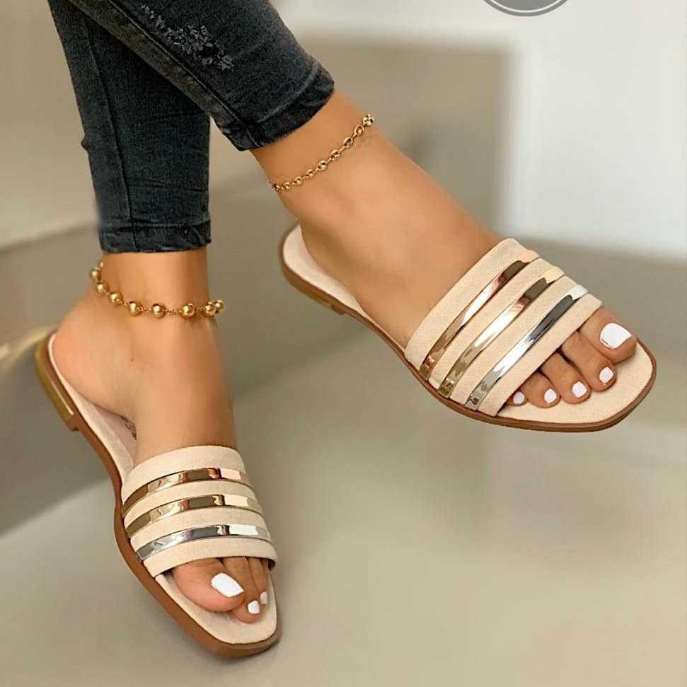 fashion strip slide sandals Nihaostyles wholesale clothing vendor NSCRX71315