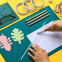 a3 cutting pad stereotype carving writing writing desktop anti-cut student art board handbook a4 scale version