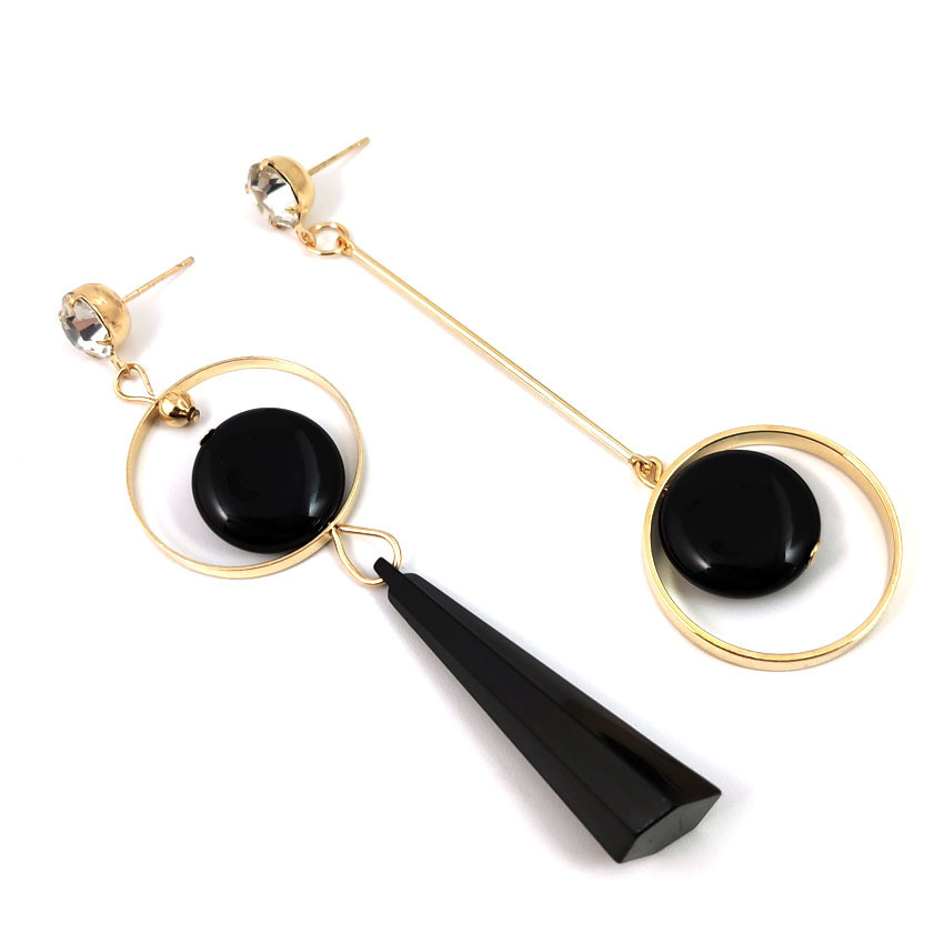Alloy Material Geometric Pattern 1 Pair Vintage Style Classic Style Geometric Plating Alloy Drop Earrings