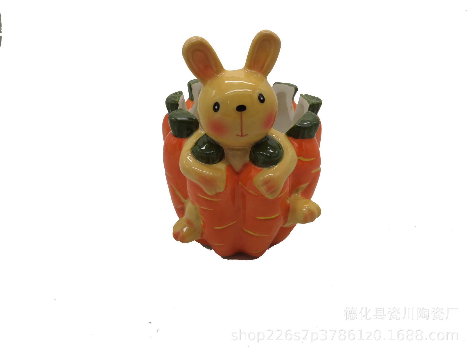 现代陶瓷工艺品多肉花盆家居摆设