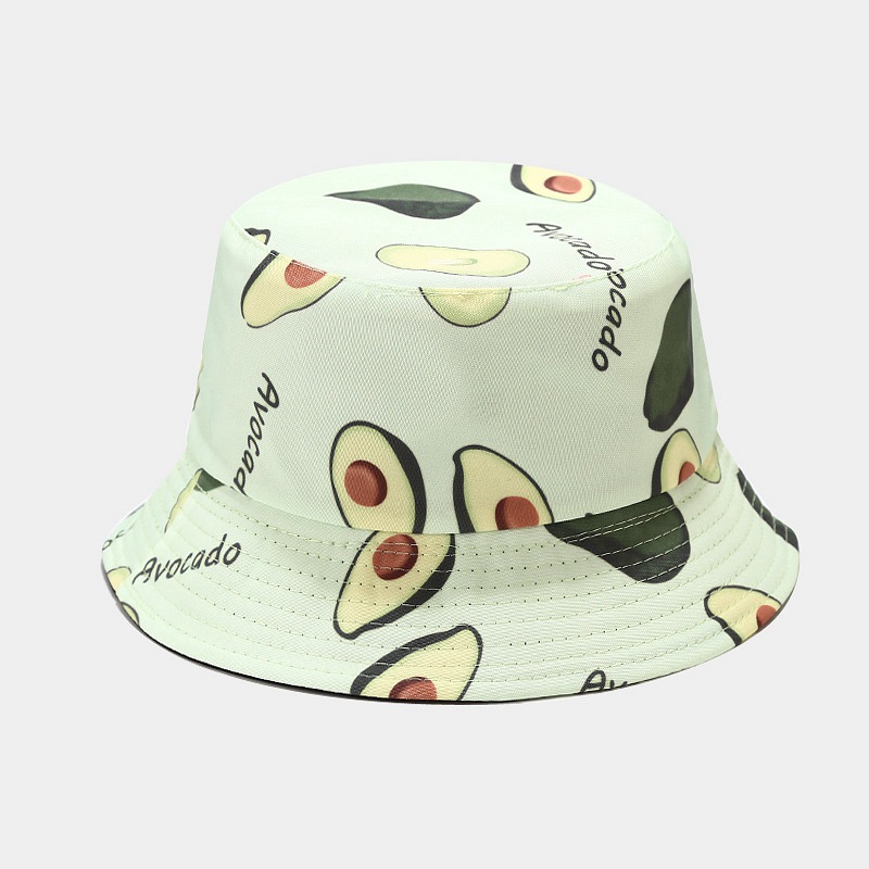 Unisex Casual Fruit Double-sided Flat Eaves Bucket Hat display picture 1