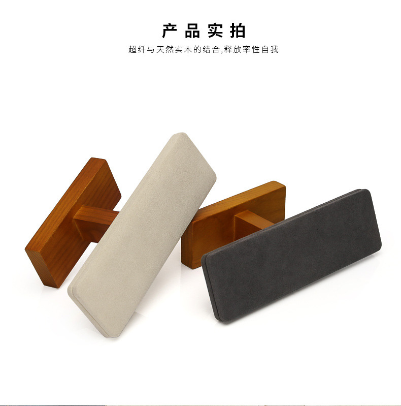 D002-003(07)实木斜面多用展示架(今伟创天猫)详情