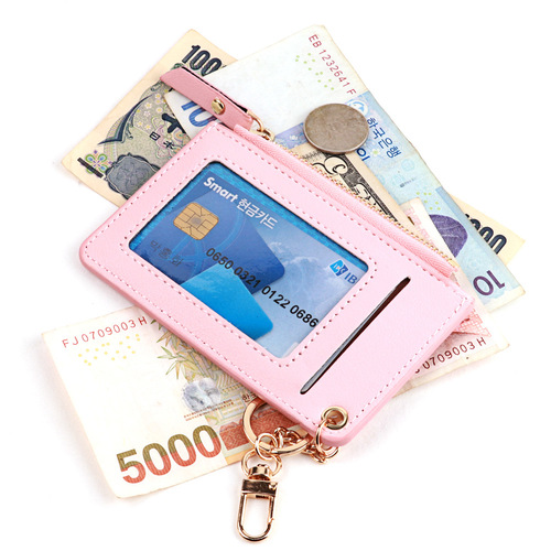 SEONYU Korean style short cute card holder coin bag zipper card holder coin purse foreign trade new style