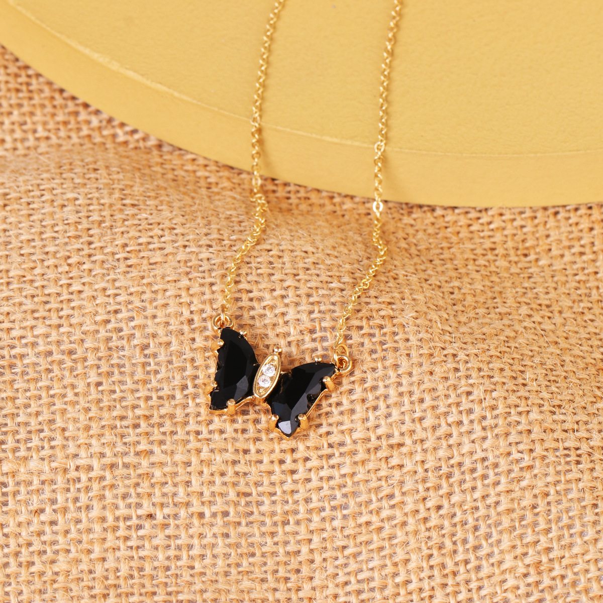 Leichte Luxus Schmetterling Anhänger Halskette display picture 22