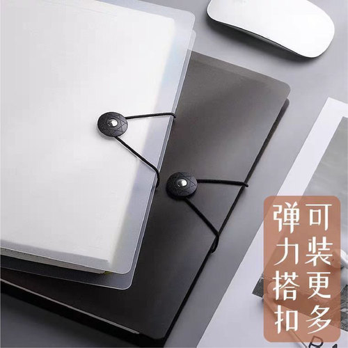 Staple-bound notebook, minimalist, transparent, detachable—student notepad in B5 size, with horizontal lines, spiral binding, grid-pattern refill sheets.